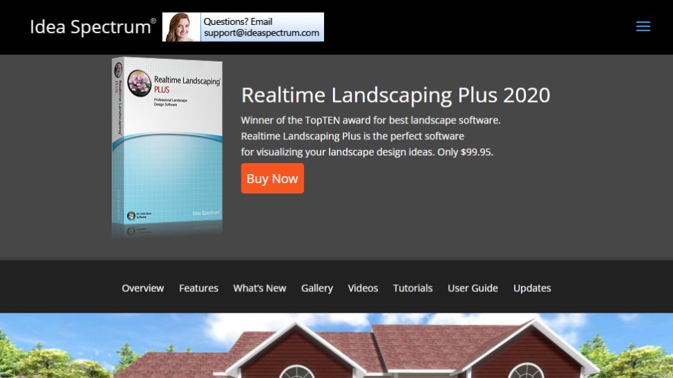 Website screenshot for Realtime Landscaping