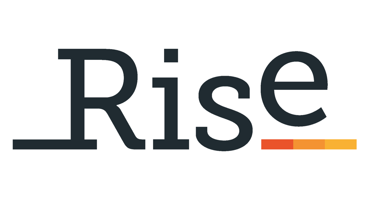 The logo for Rise, an advocacy group for gender diversity in the media technology sector.