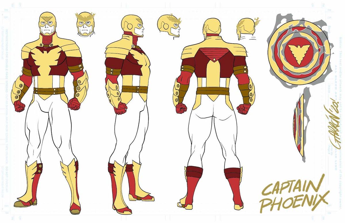 Avengers 'Enter the Phoenix' character designs by Javier Garr&oacute;n