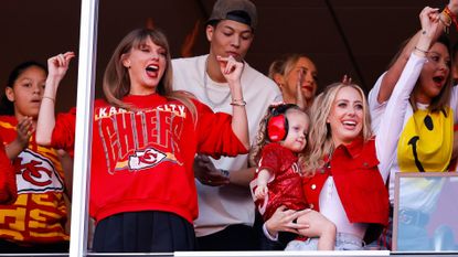 Taylor Swift at a Chiefs game