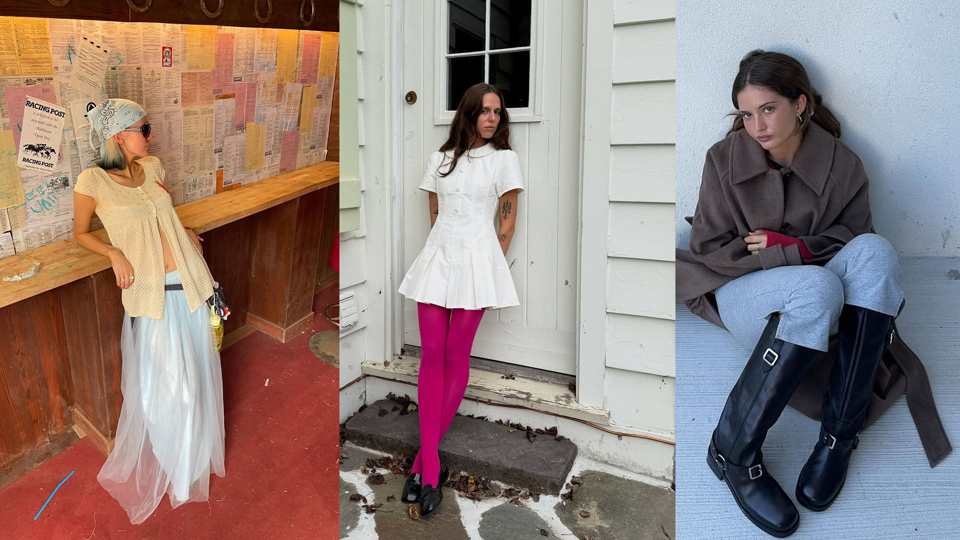 Women wearing cool emerging brands