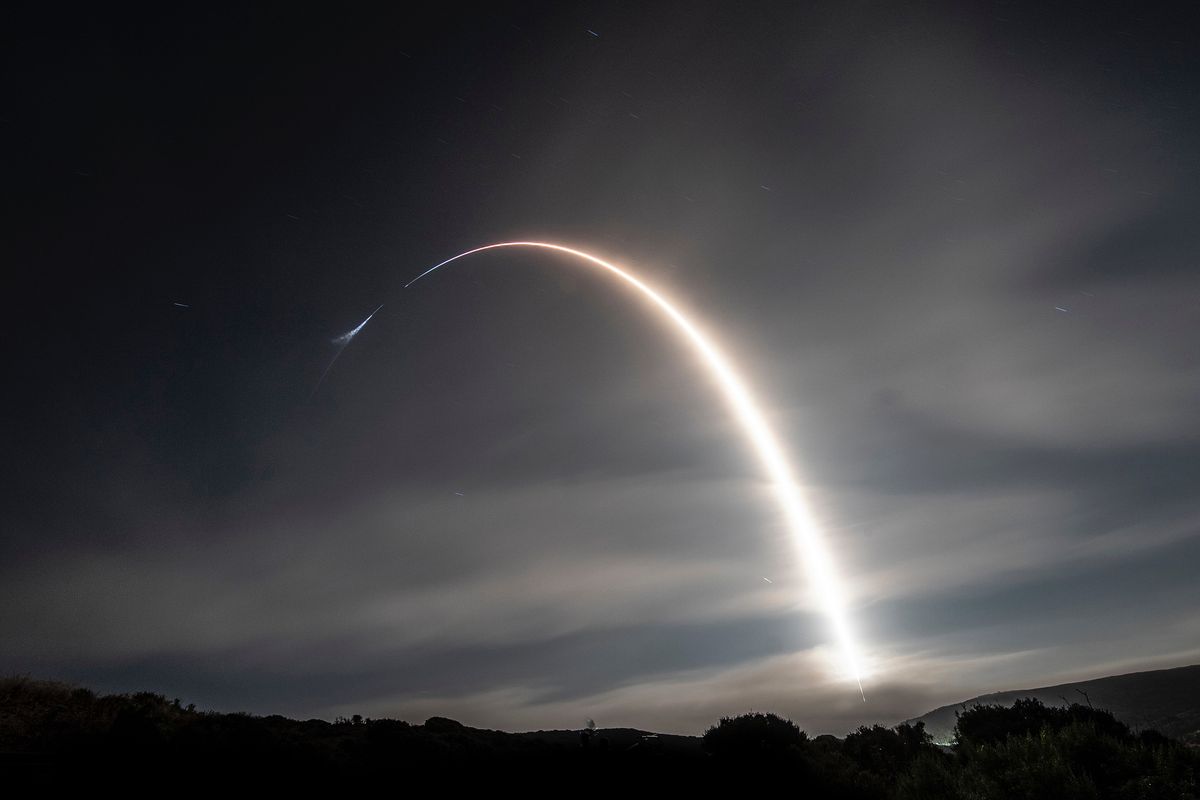 Falcon 9 rocket launch