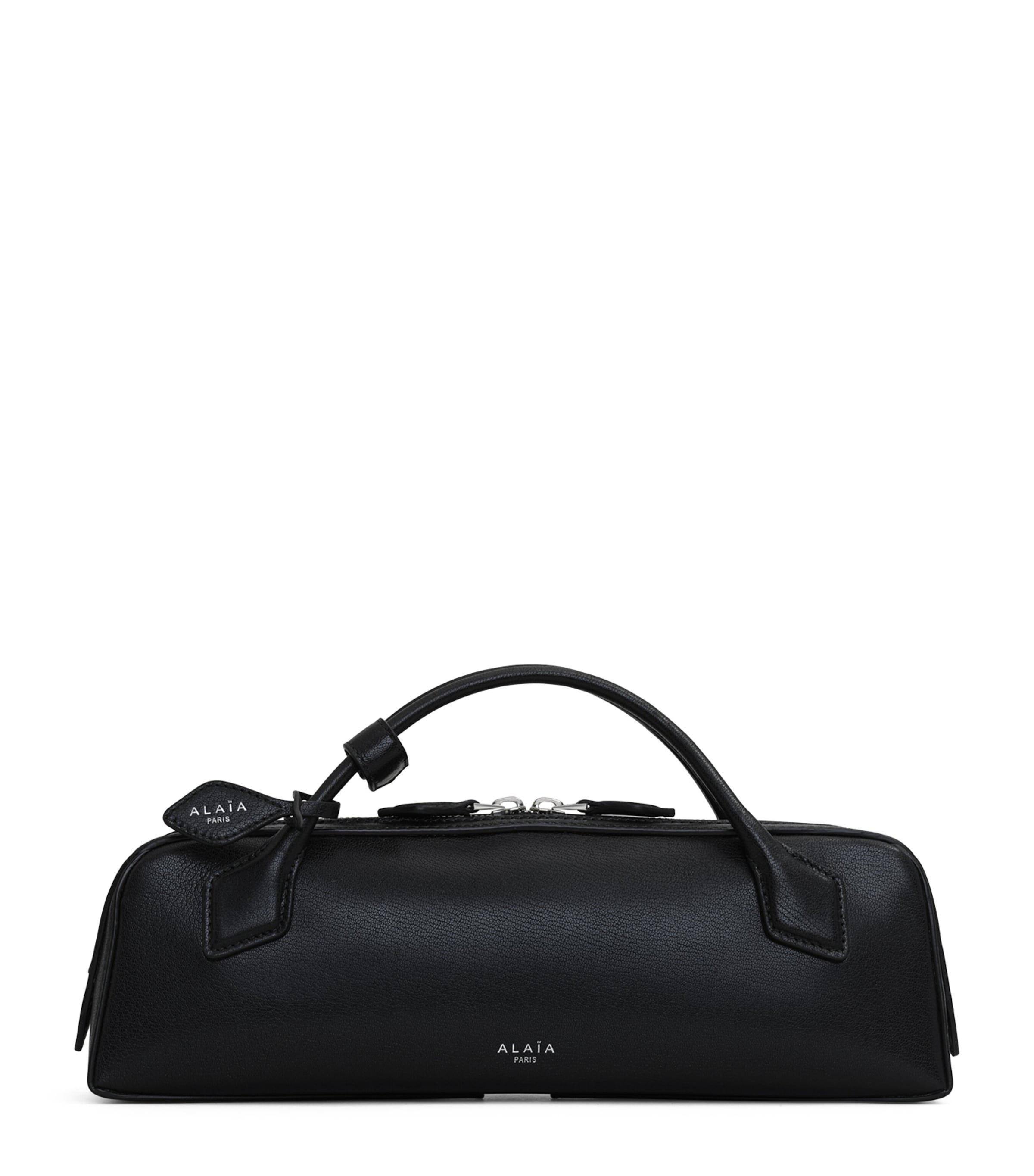 Ala&amp;iuml;a Leather Le Teckel Top-Handle Bag