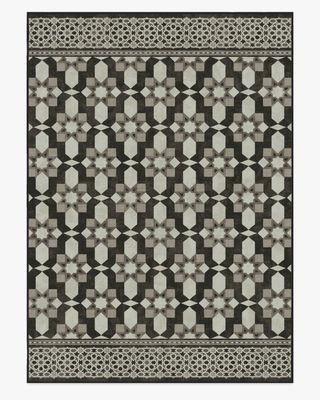 Martyn Lawrence Bullard Emir Black & Ivory Rug