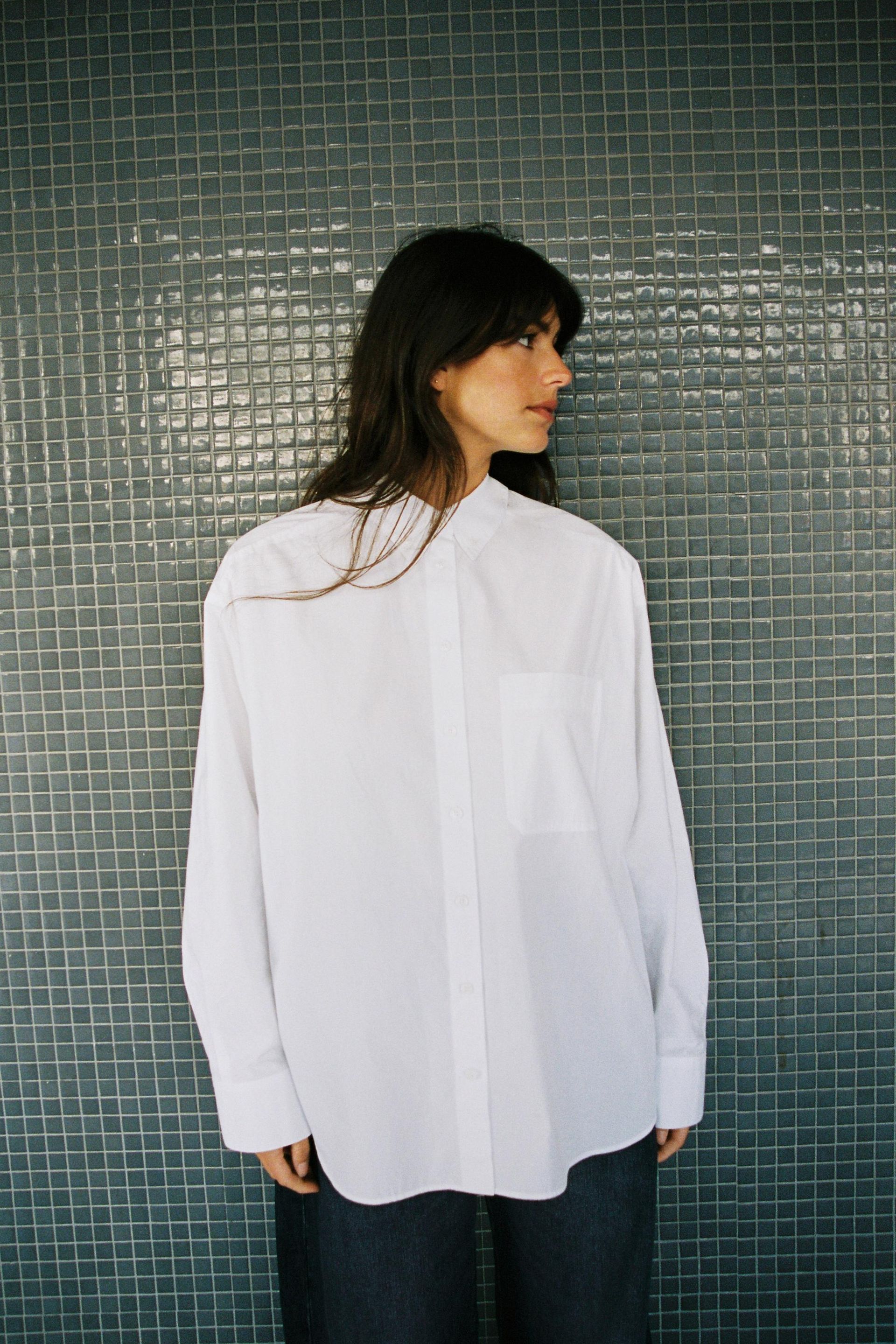 Poplin Shirt With Pocket