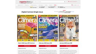 Landing page of the Magazines Direct website for purchasing copies of Digital Camera magazine: https://www.magazinesdirect.com/az-single-issues/6936939/digital-camera-magazine-single-issue.thtml