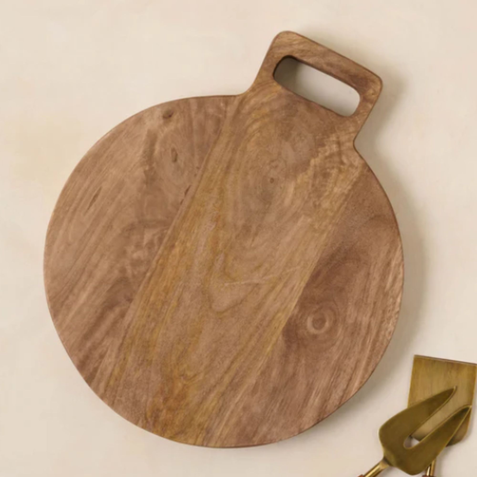 Mango Wood Round Bread Board
