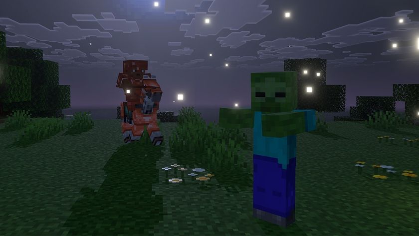 Screenshot of the Minecraft: Mounts of Mayhem update.