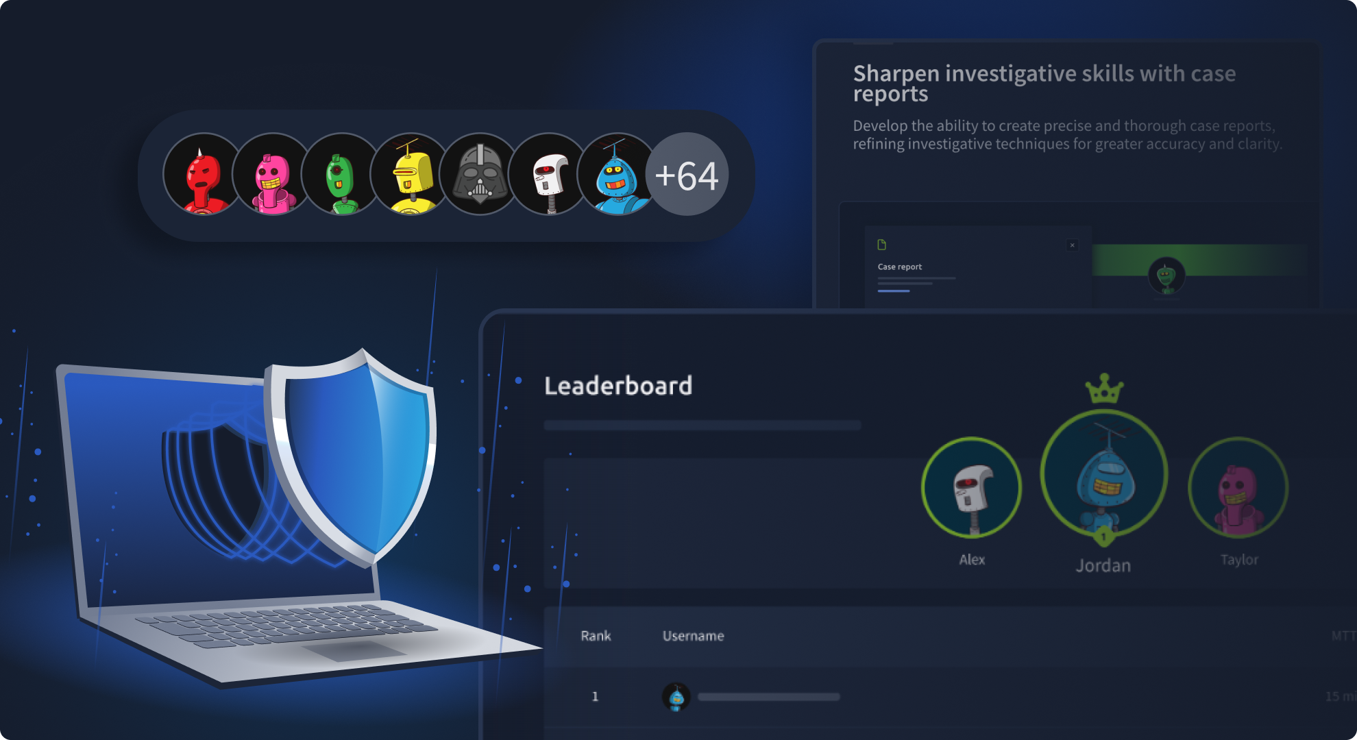 Promotional image of TryHackMe cybersecurity training