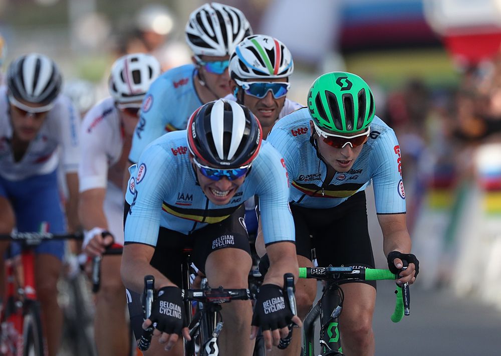The Belgium team had the numbers in the decisive group at the World Championships