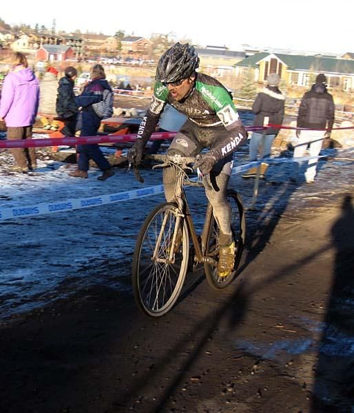 Mike Broderick races in Bend at the US Nationals.