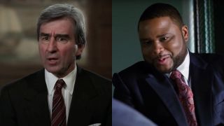 Sam Waterston and Anthony Anderson on Law and Order