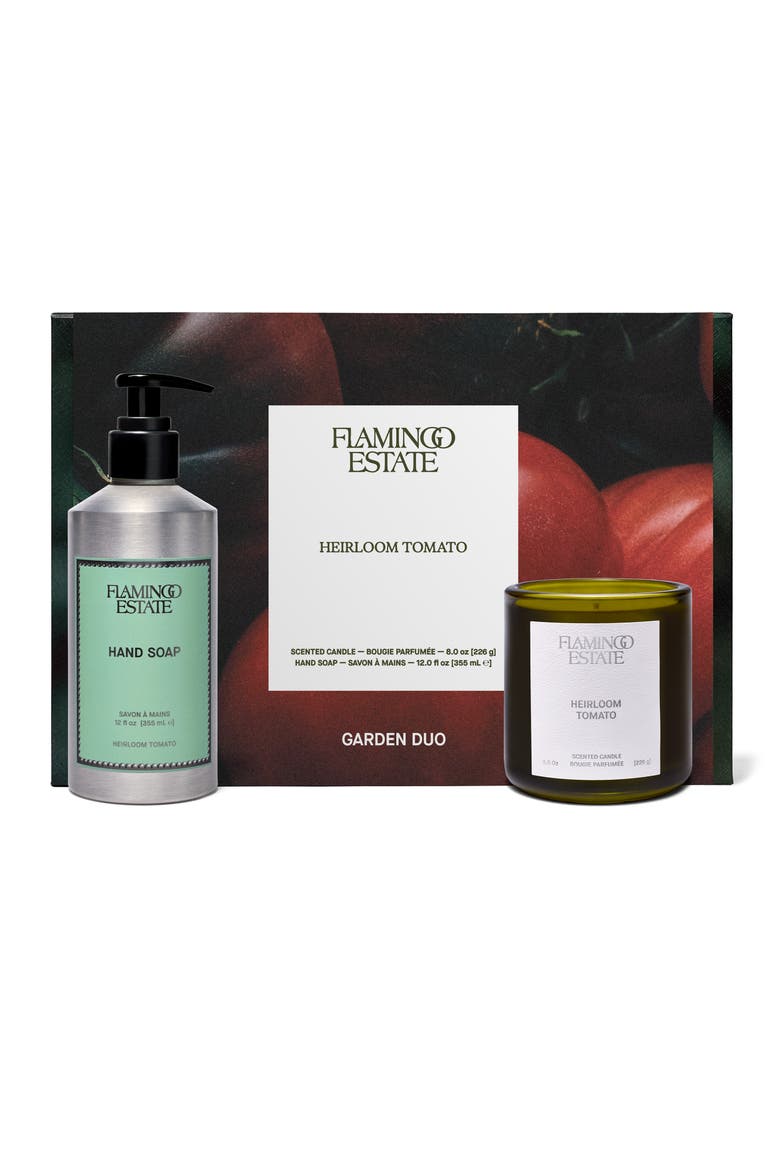 Heirloom Tomato Candle &amp;amp; Hand Soap Gift Set $122 Value