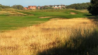 The 477 yards par 4, 3rd hole at Royal Lytham and St Annes Golf Club