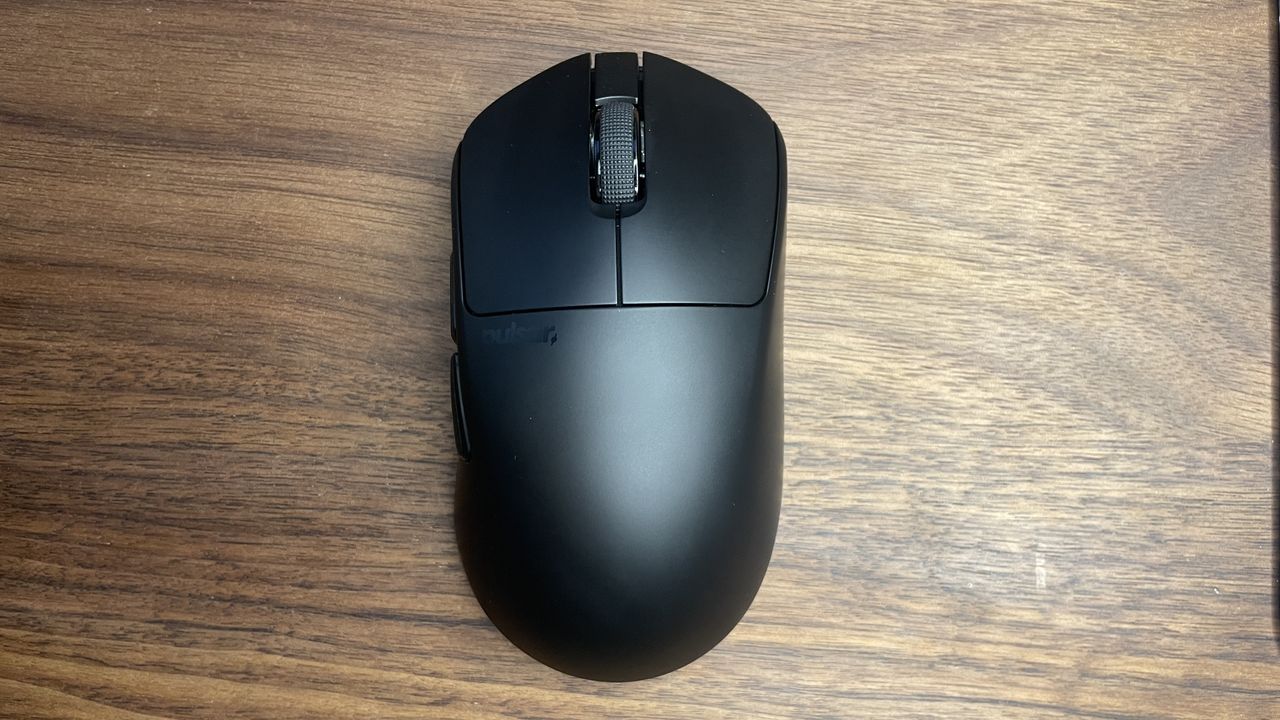 A Pulsar X3 CrazyLight Mini gaming mouse.