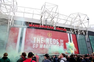 Manchester United fan protest – Old Trafford