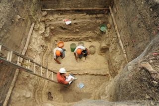 Archaeologists uncover some of the earliest residences in Ceibal. The oldest layers of the city were buried under 23 to 60 feet (7 to 18 meters) of dirt and later construction.
