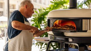 Gozney Dome 2 with Chris Bianco making a pizza