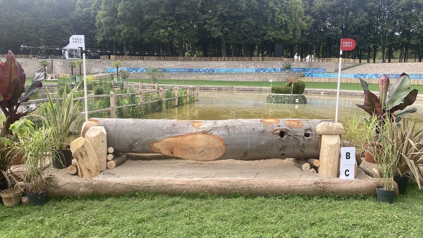 Paris Olympics cross-country course: fence 5bc alternative