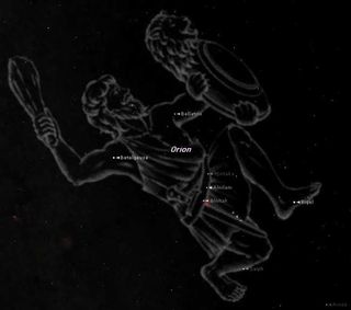 Orion Dominates Winter Night Sky