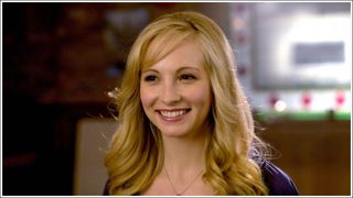 CANDICE ACCOLA AS CAROLINE FORBES IN, THE VAMPIRE DIARIES : SEASON 1, 2009