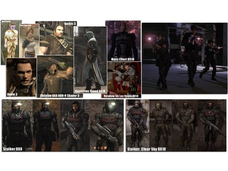 With the right type of illumination, the characters look more natural.