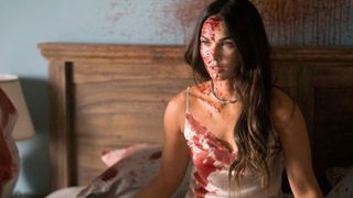 Megan Fox as Emma Davenport in the Netflix thriller Till Death.