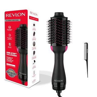 Revlon Salon One-Step Hair Dryer & Volumiser With Sectioning Comb Included (for Mid to Long Hair, One-Step Technology, 2-In-1 Styling Tool, Ionic & Ceramic Technology) Rvdr5222ukamz