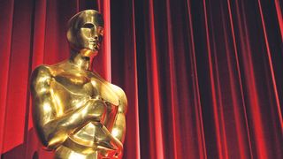 Oscar statuette display