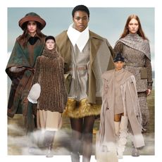 heritage prints trend collage