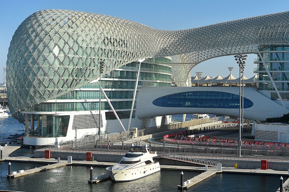 Site of Sunday's final stage in Abu Dhabi