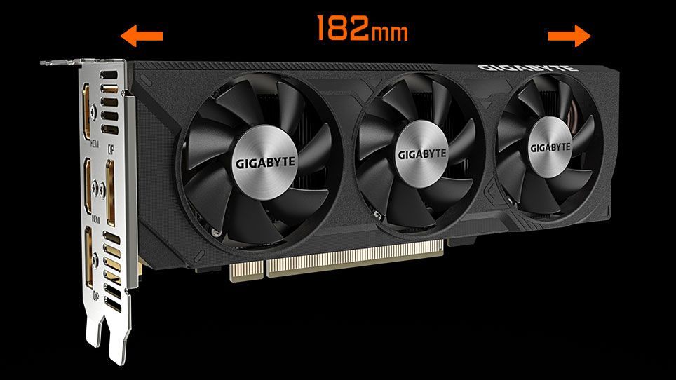 The Gigabyte GeForce RTX 4060 OC Low Profile 8G