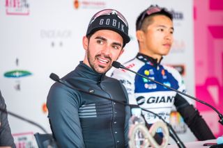 2019 Ride Like a Pro Yangtze River Delta Open legends ride winner Alberto Contador enjoys the post-race press conference