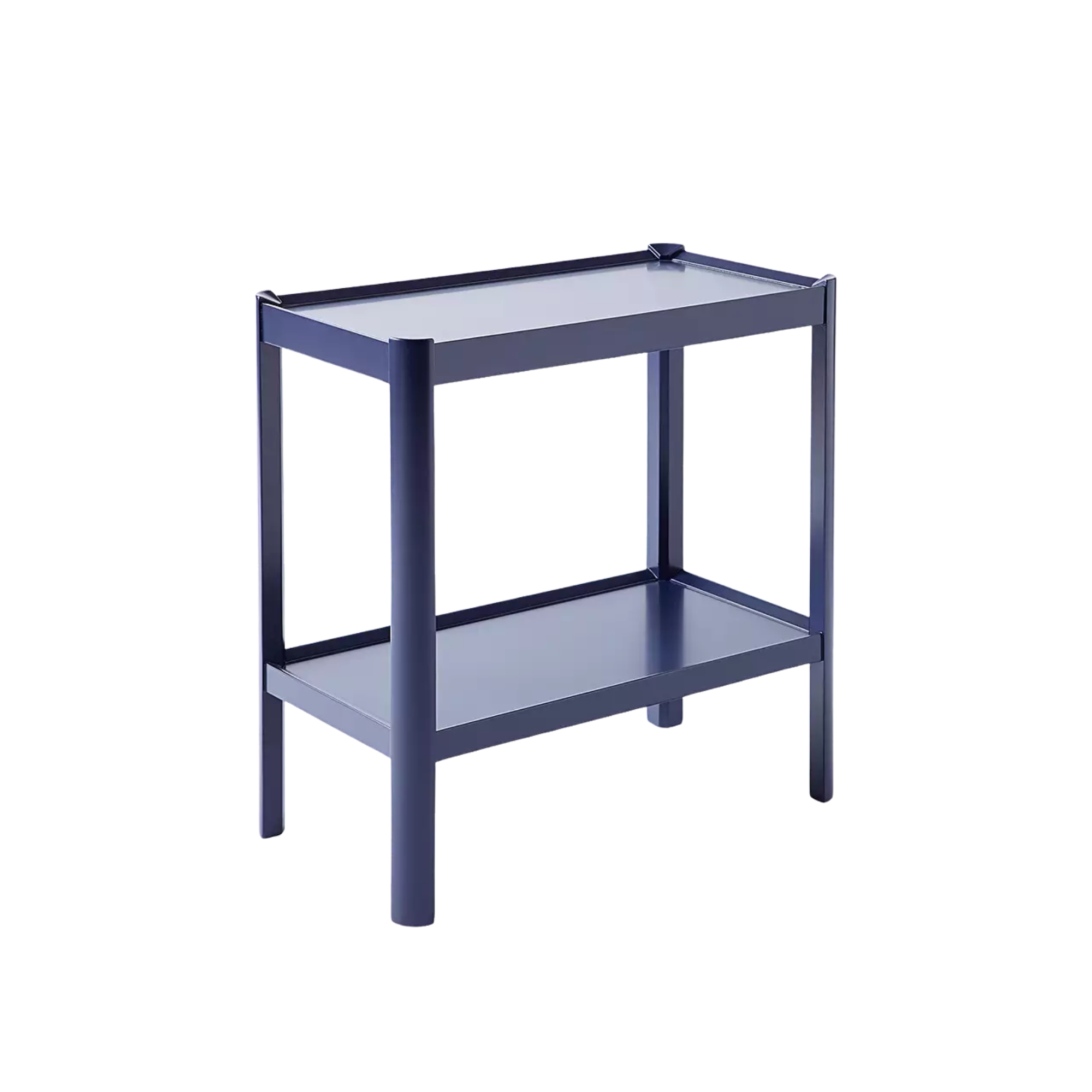 blue side table