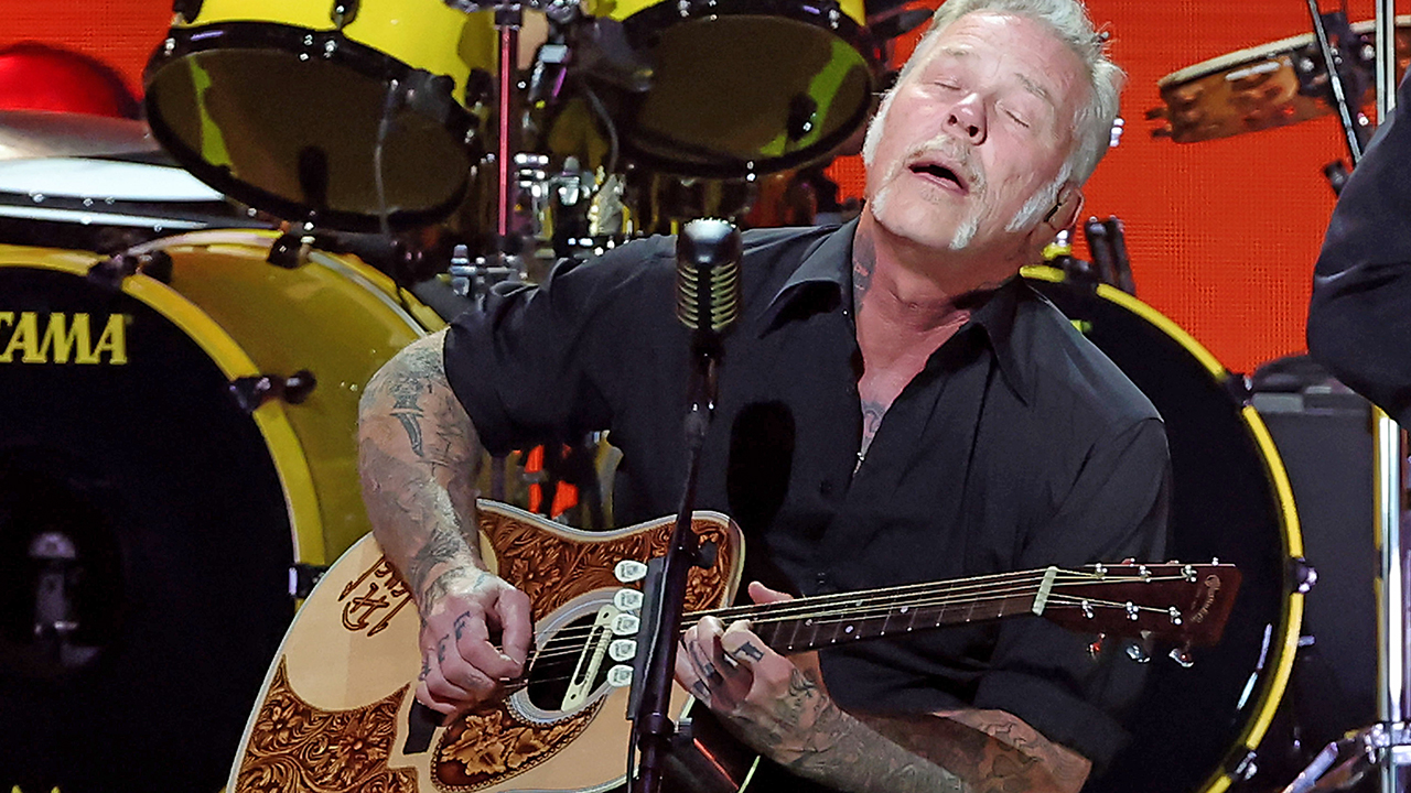 James Hetfield of Metallica performs onstage during Metallica's All Within My Hands Foundation Presented by the Helping Hands Concert And Auction 2024 at YouTube Theater on December 13, 2024 in Inglewood, California.