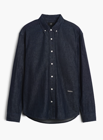 Gap, Gap &amp;times; A.p.c. Denim Relaxed Shirt