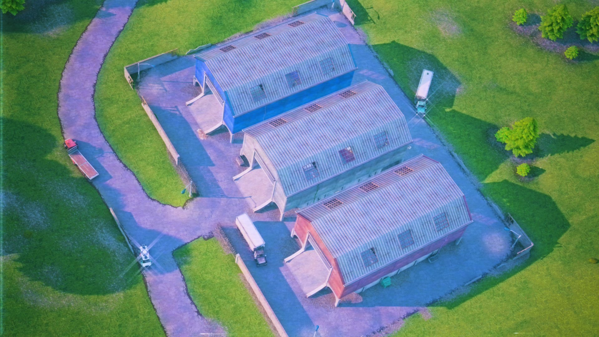 Dusty Depot seen from above