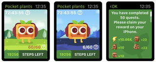 Pocket Plants Apple Watch game