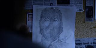 A sketch of the Golden State Killer in I'll Be Gone in the Dark