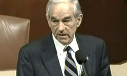 "Was it not once considered patriotic to stand up to our government when it is wrong?" asked Texas Congressman Ron Paul.