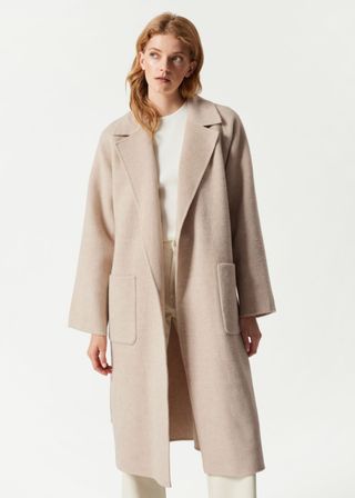 Patch Pocket Belted Coat