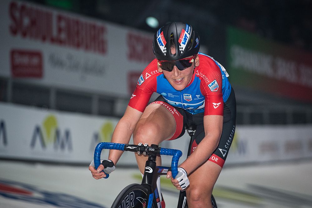 Lisa Brennauer (WNT-Rotor) racing Bremen Six Day