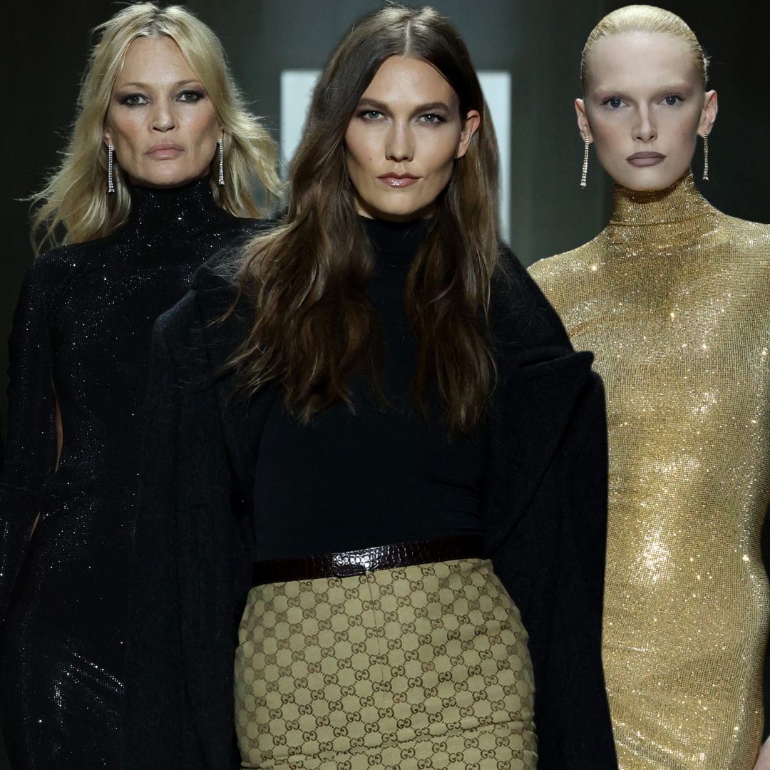 Celebrities that modeled in the Gucci Fall 2026 show