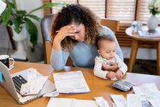 Young mum's debt worries