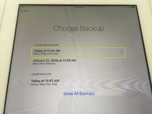 How to Backup and Restore an iPad with iCloud and iTunes | Laptop Mag