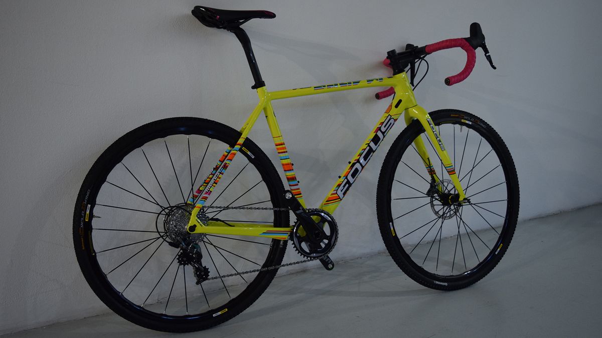 A handful of cyclo-cross bikes were at the show