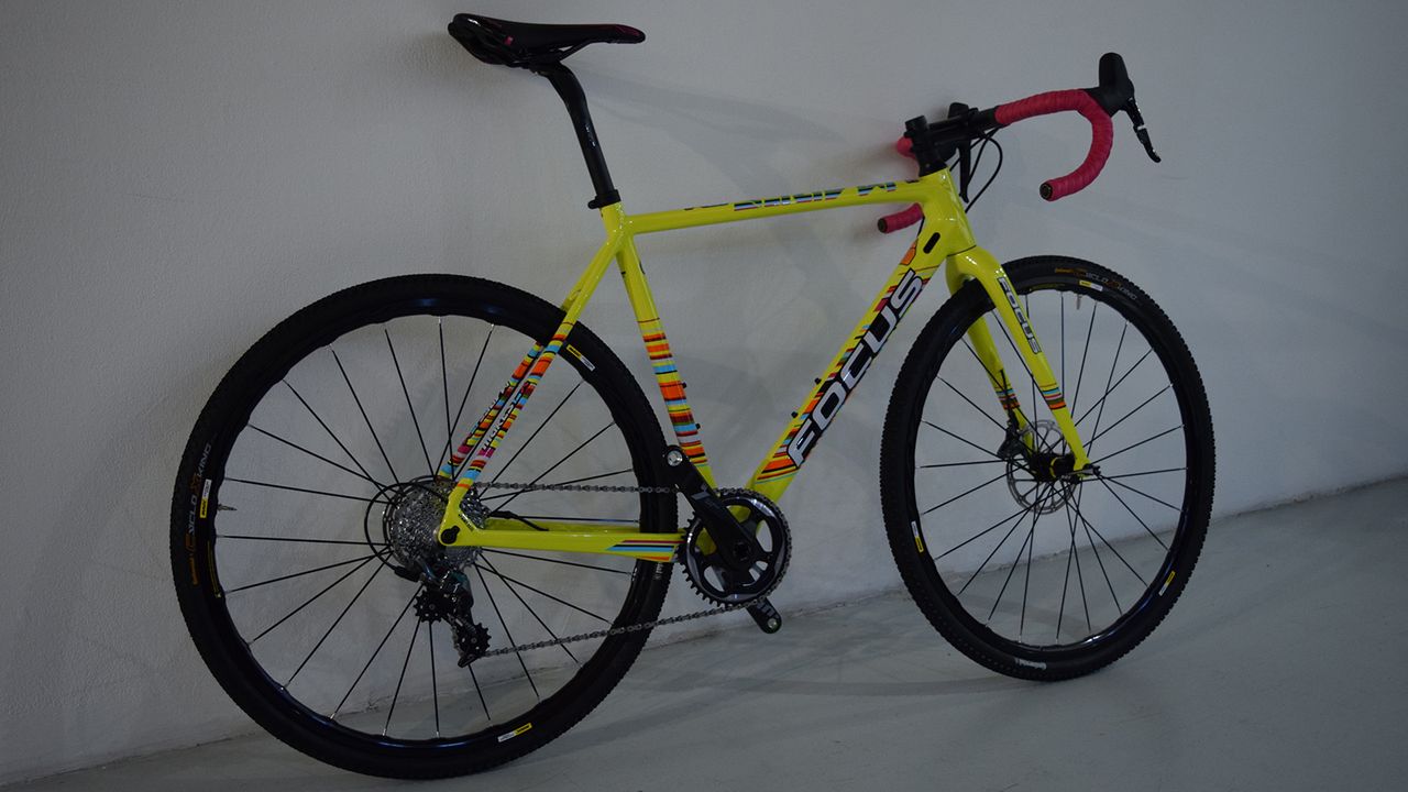 A handful of cyclo-cross bikes were at the show