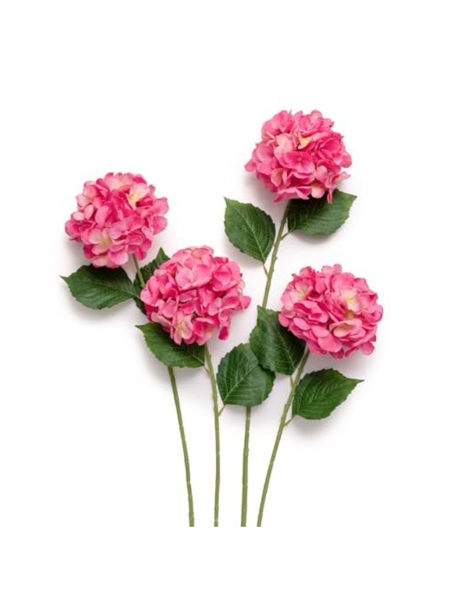 Pink Faux Hydrangeas