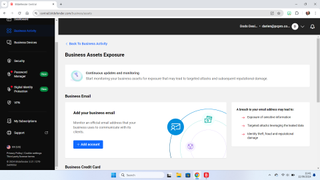 The Bitdefender Ultimate Small Business Security dashboard