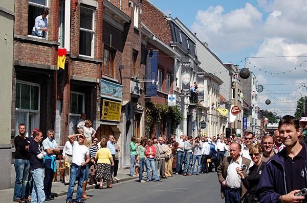 The fans lined the Belgian roads in anticipation of the peloton.